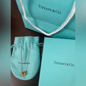 Tiffany & Co Sparklers Citrine Pendant 18k gold (Brand new, rare, discontinued)